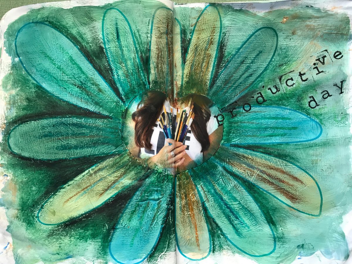 art journalen productive day