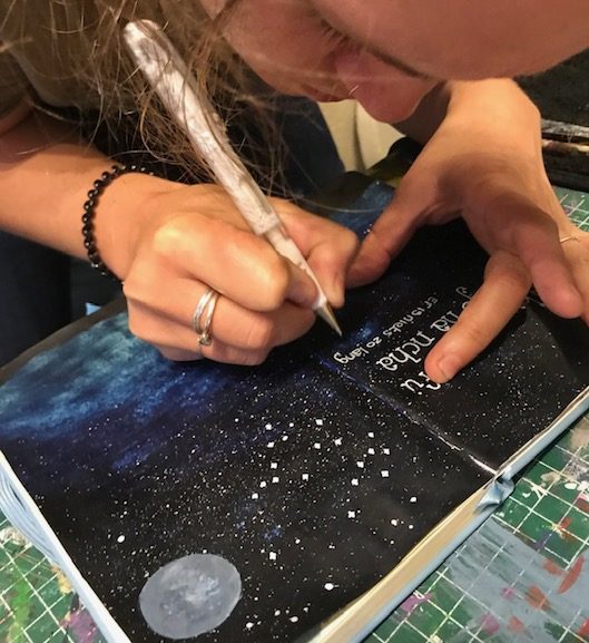 art journalen productive day