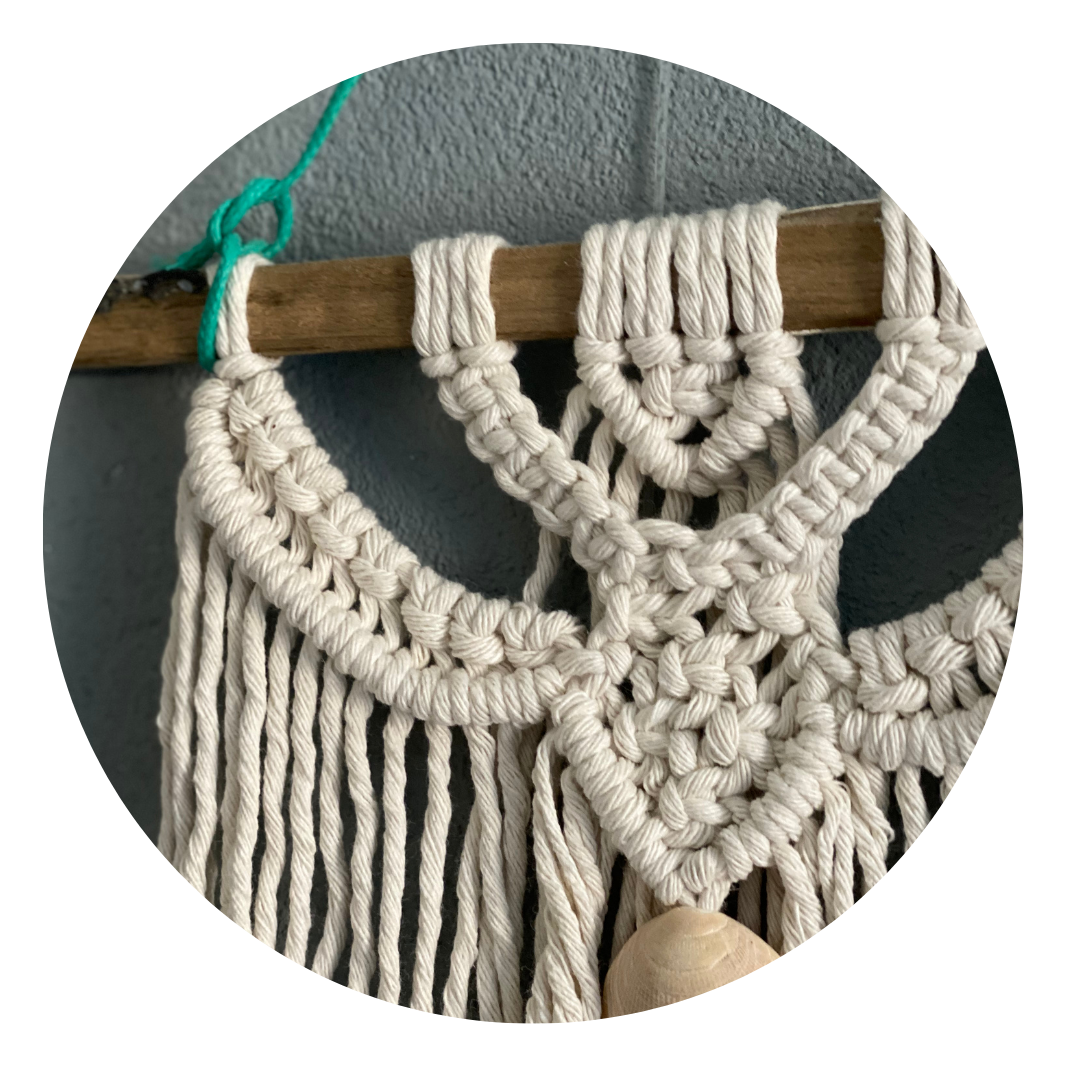 wandkleed macrame