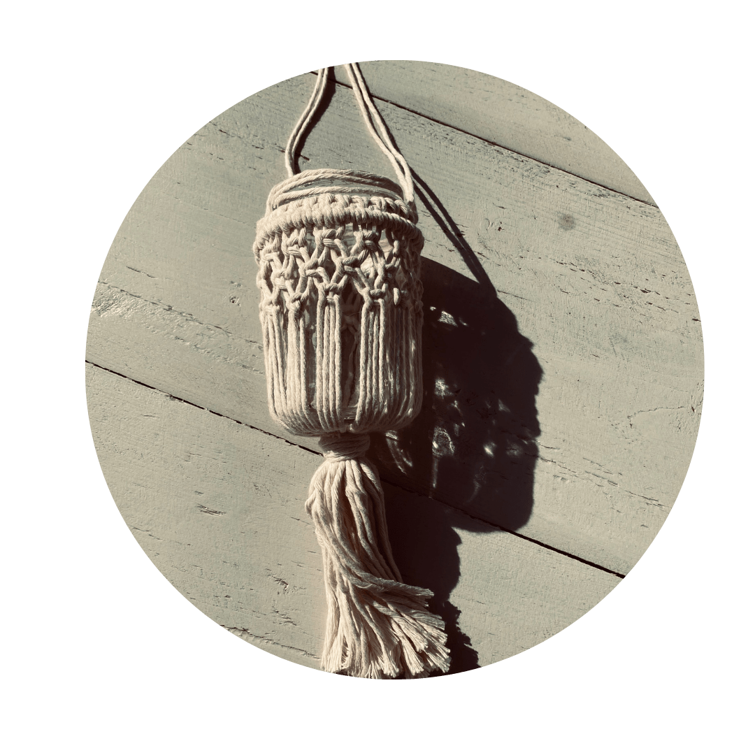 macrame windlicht lantaarn