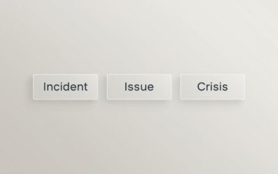 Incident, issue of crisis