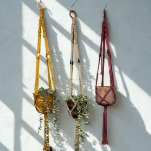 DIY Macramé Boho Plantenhanger