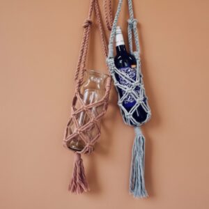 DIY Macramé Flessendrager