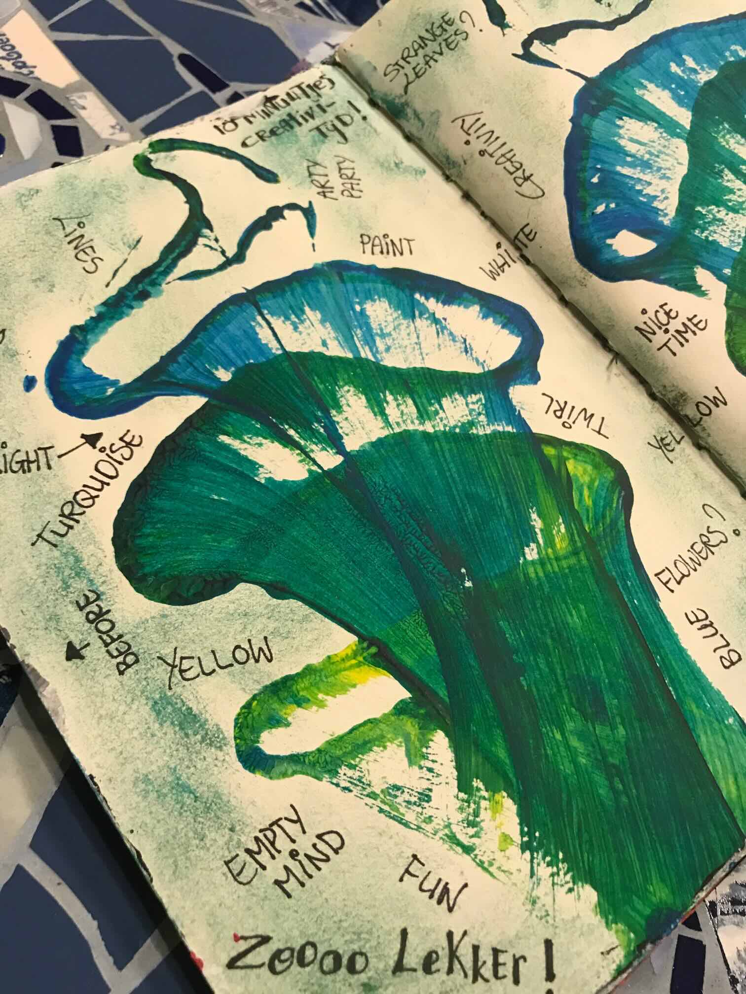 gratis creatief art journal cobicreation